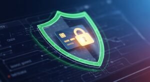 סמל הגנה דיגיטלי על שירותי טלוויזיה באינטרנט.