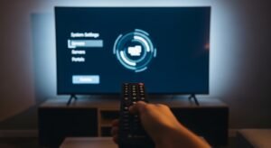 מסך ההגדרות בטלוויזיה העונה על השאלה האם IPTV תואם למכשירי MAG
